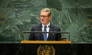 Prime Minister Keir Starmer of the United Kingdom addresses the general debate of the General Assembly's seventy-ninth session.