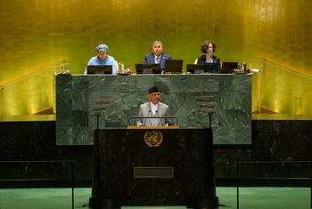 KP Sharma Oli, Prime Minister of Nepal, addresses the general debate of the General Assembly’s seventy-ninth session.