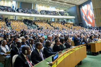 Member State delegates at the general debate of the 79th session of the UN General Assembly.