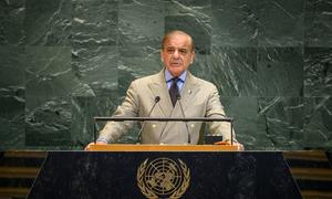 Prime Minister Muhammad Shehbaz Sharif of Pakistan addresses the general debate of the General Assembly's 80th session.