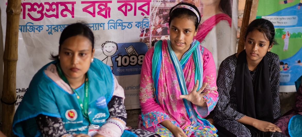 Young girls in Dhaka pioneering local solutions for clean water, sanitation, and child protection. Young girls in Dhaka pioneering local solutions for clean water, sanitation, and child protection.