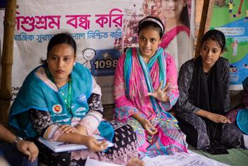Young girls in Dhaka pioneering local solutions for clean water, sanitation, and child protection. Young girls in Dhaka pioneering local solutions for clean water, sanitation, and child protection.
