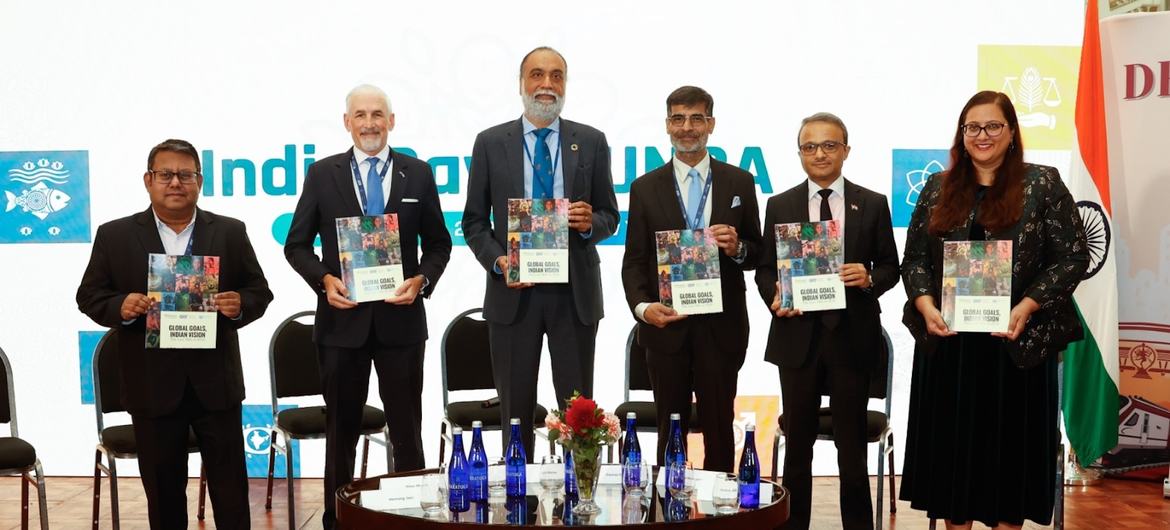 संयुक्त राष्ट्र के अवर महासचिव और डिजिटल व उभरती तकनीकों के विशेष दूत अमनदीप सिंह गिल, न्यूयॉर्क में आयोजित ‘इंडिया डे’ कार्यक्रम के दौरान.