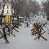 在俄罗斯入侵乌克兰期间，敖德萨的街道景象。