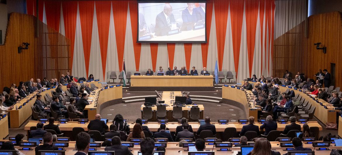 Réunion spéciale organisée pour marquer la Journée internationale de solidarité avec le peuple palestinien (29 novembre).