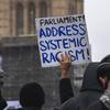 Protestors take part in a Black Lives Matter demonstration in central London, UK. (file)