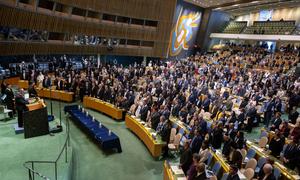 Prayers and a moment of silence at the United Nations Observance of International Day of Commemoration in Memory of the Victims of the Holocaust.