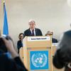 الأمين العام للأمم المتحدة متحدثا في افتتاح الدورة الحادية والخمسن لمجلس حقوق الإنسان في جنيف.