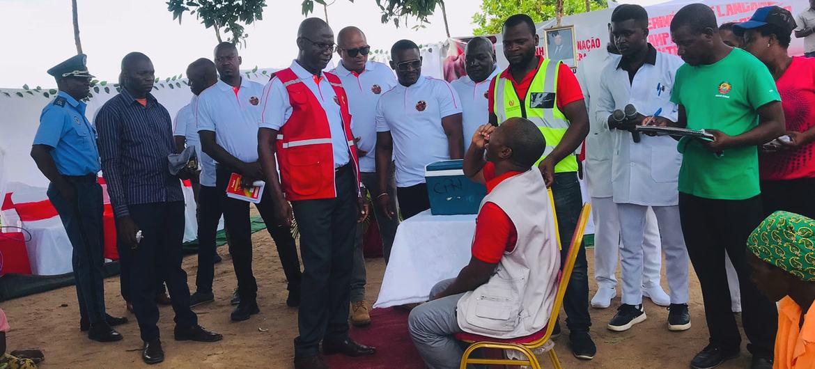 Une campagne de vaccination contre le choléra est lancée dans le district de Caia, dans la province de Sofala, l'une des trois provinces les plus touchées par l'épidémie au Mozambique.