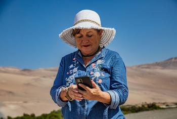 Las colmenas de Edith Elgueta están en mitad del desierto chileno y desde allí dirige su negocio de venta de miel natural y propóleo