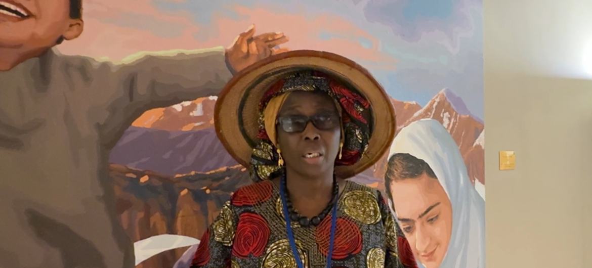 Julie Cissé, mwanamke mwanaharakati wa haki ardhi kwa wanawake nchini Senegal.