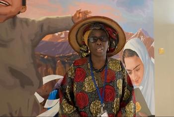 Julie Cissé, mwanamke mwanaharakati wa haki ardhi kwa wanawake nchini Senegal.