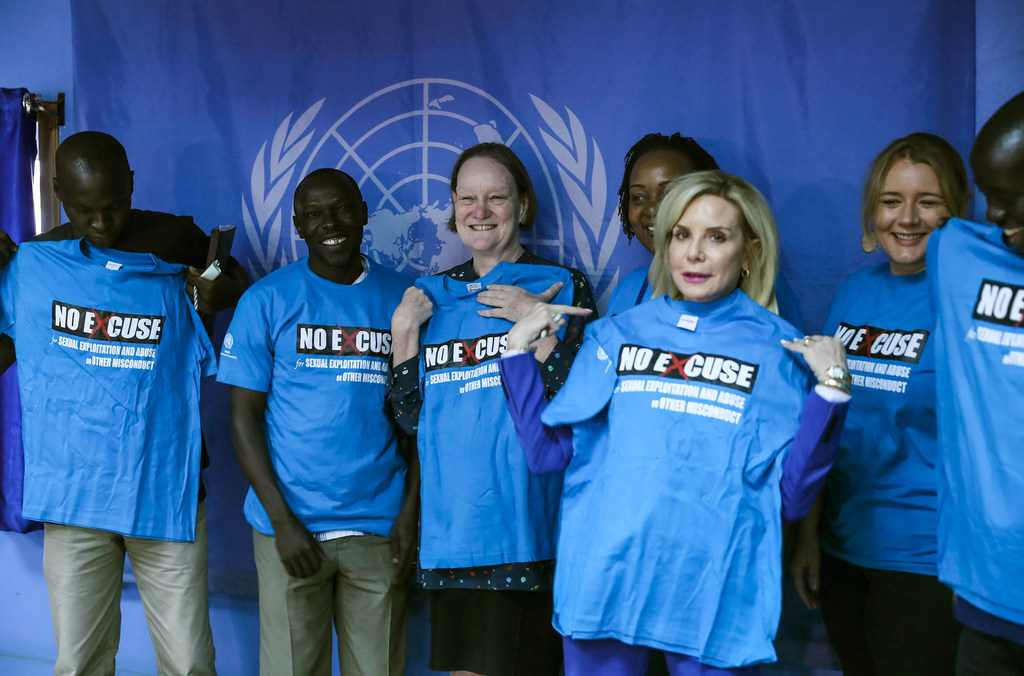 Помощник Генерального секретаря ООН Джейн Коннорс завершила свой пятидневный визит в Южный Судан пресс-конференцией в столице страны Джубе 7 декабря 2017 года.