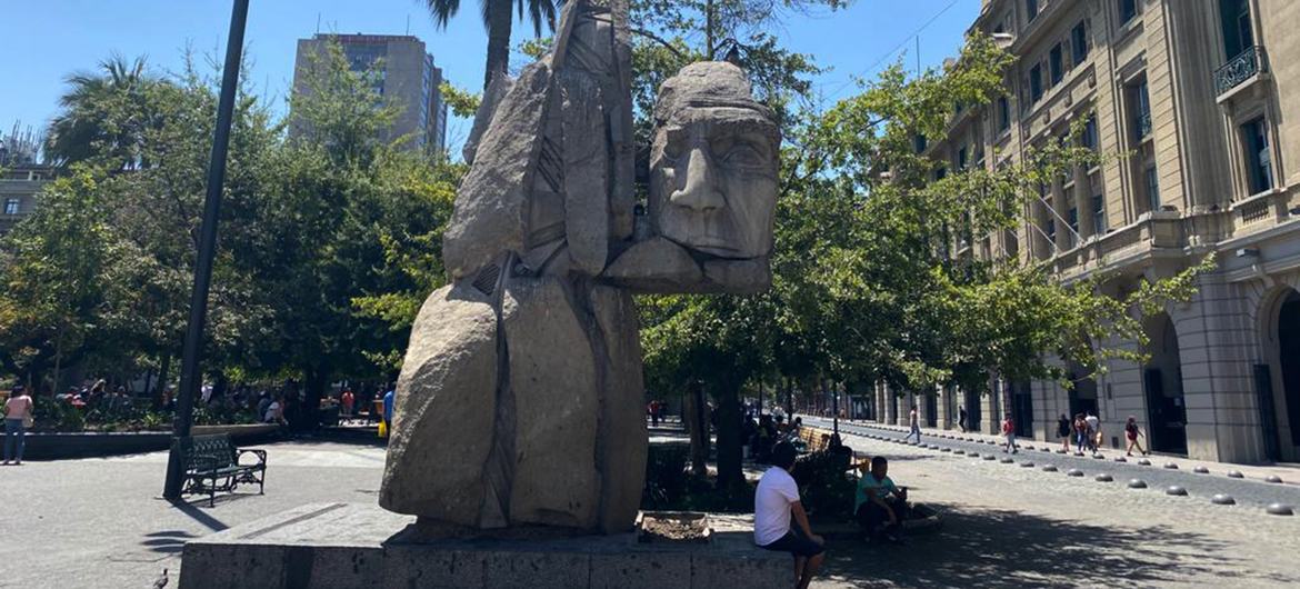 Santiago, la capital de Chile. 
