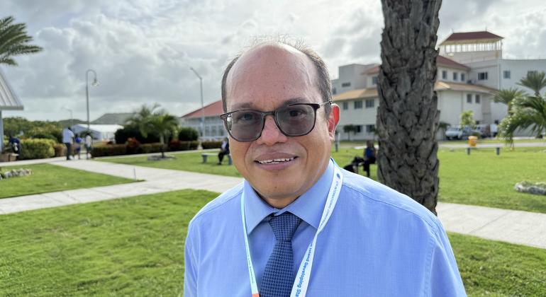 Rolph Payet, Executive Secretary of the UN-administered Basel Rotterdam and Stockholm Conventions (BCS), pictured at the fourth International Conference on Small Island Developing States (SIDS4).