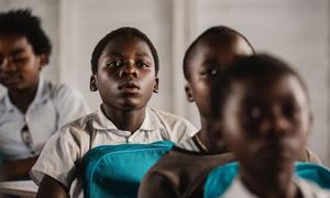 Wanafunzi wakiwa darasani katika shule ya msingi ya Walugaba, jimboni Kivu Kaskazini nchini DRC.