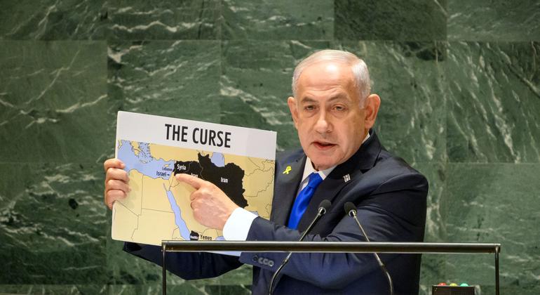 Netanyahu defends Israel at UN; says he came ‘to set the record straight’