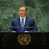 Министр иностранных дел Казахстана Мурат Нуртлеу на Генассамблее.