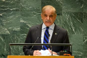 Prime Minister Muhammad Shehbaz Sharif of Pakistan addresses the general debate of the General Assembly’s seventy-ninth session.