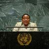 Waziri Mkuu wa Uganda Robinah Nabbanja  akihutubia kikao cha mjadala Mkuu wa  BBaraza Kuu la Umoja wa Mataifa UNGA79