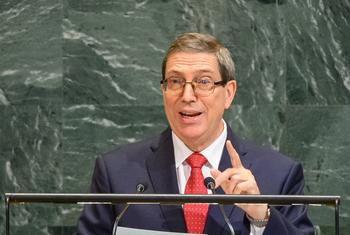 Foreign Minister Bruno Eduardo Rodríguez Parrilla of Cuba addresses the general debate of the General Assembly’s eightieth session.