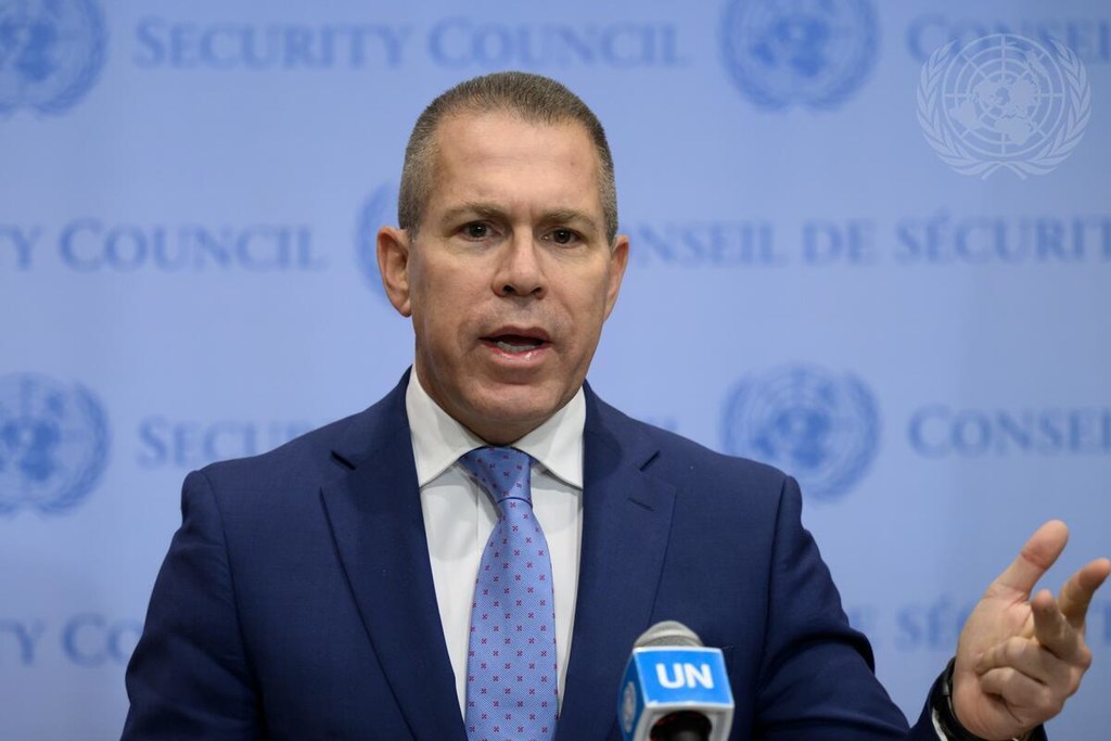 مندوب إسرائيل الدائم لدى الأمم المتحدة، غلعاد إردان.