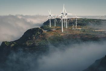 L'électricité produite par les parcs éoliens réduit la dépendance à l'égard des énergies fossiles.