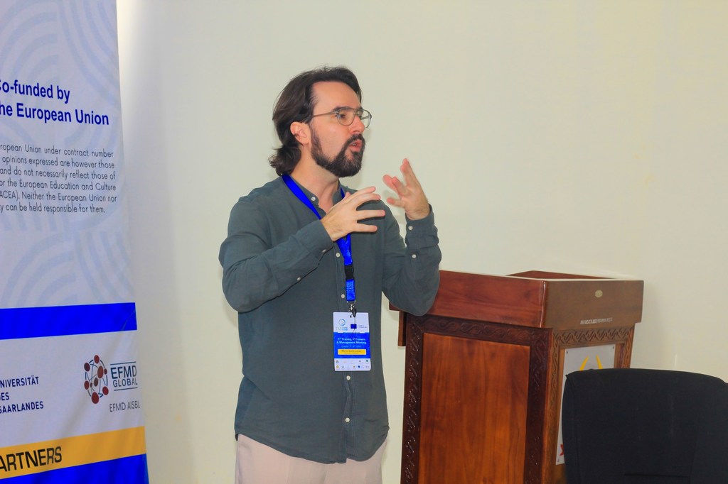 Dr. Mario Guillo, Mkufunzi Mkuu wa Mradi wa TANZIE kutoka Chuo kikuu cha Alicante Hispania.