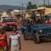 MINUSCA peacekeepers and Central African defence and security forces patrol Bangui.