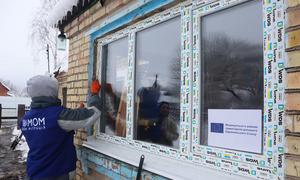The International Organization for Migration (IOM) and the Mission in Ukraine, is stepping up efforts to help displaced and war-affected people cope with cold weather. 