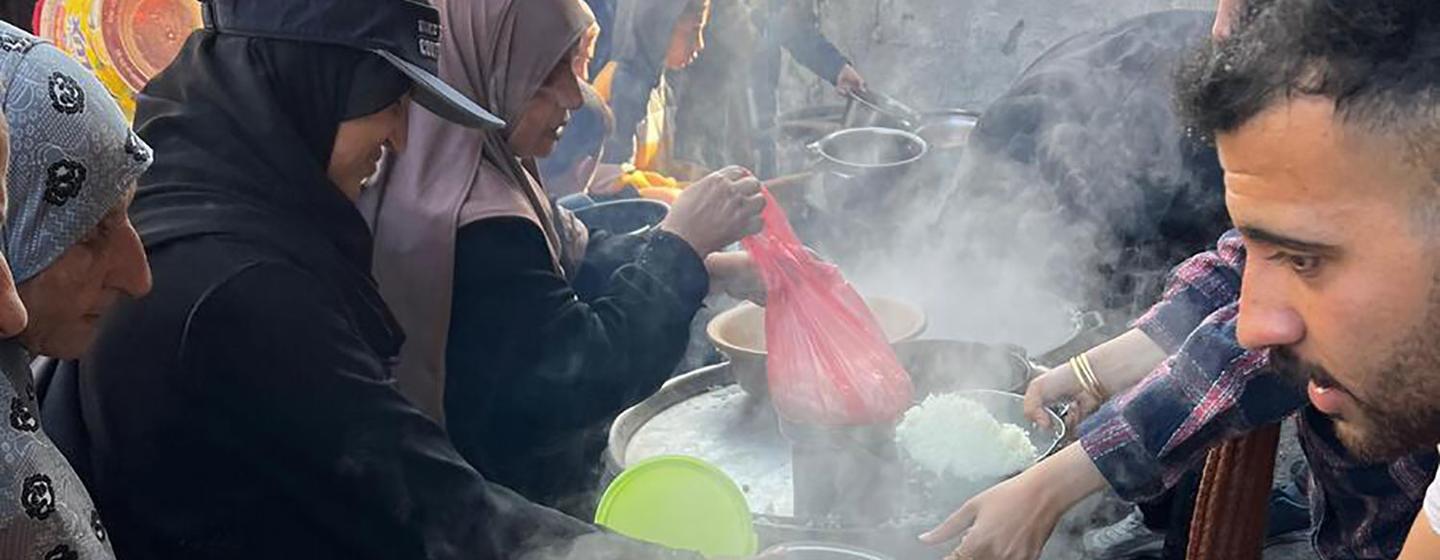 Havia 400 pontos de distribuição de ajuda em toda a Faixa de Gaza