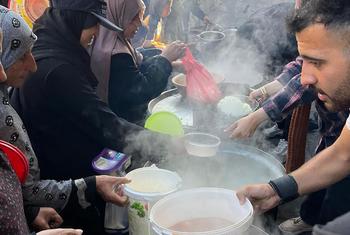 Havia 400 pontos de distribuição de ajuda em toda a Faixa de Gaza