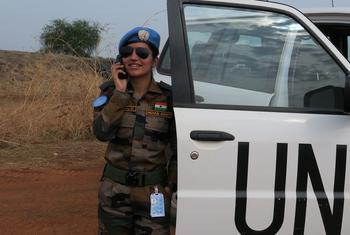 दक्षिण सूडान में यूएन मिशन में सेवारत, मेजर रितु मलिक.