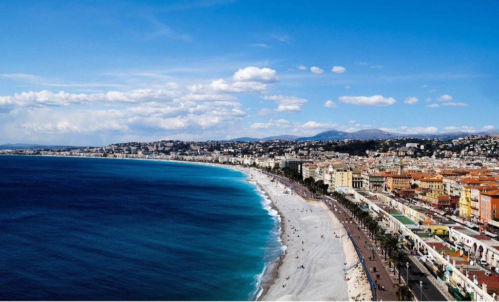 Promenade des anglais, Nice, Ufaransa
