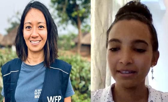 Déborah Nguyen (à gauche) et chargée de la communication pour le Programme alimentaire mondial (PAM) en Afrique de l'Est. Lina Mustafa est chargée de la communication pour le PAM au Soudan