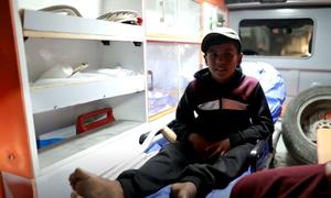Los equipos de la OMS evacuan a un niño de Gaza