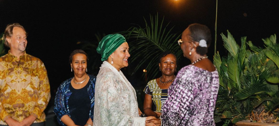 A subsecretária-geral, Amina Mohammed, na Cúpula Energética da Missão 300 em África, na Tanzânia