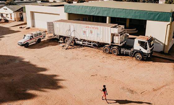 Hii ni kliniki tembezi inayosaidiwa na UNFPA katika kutoa huduma za afya ya uzazi huko Cabo Delgado, kaskazini mwa Msumbiji