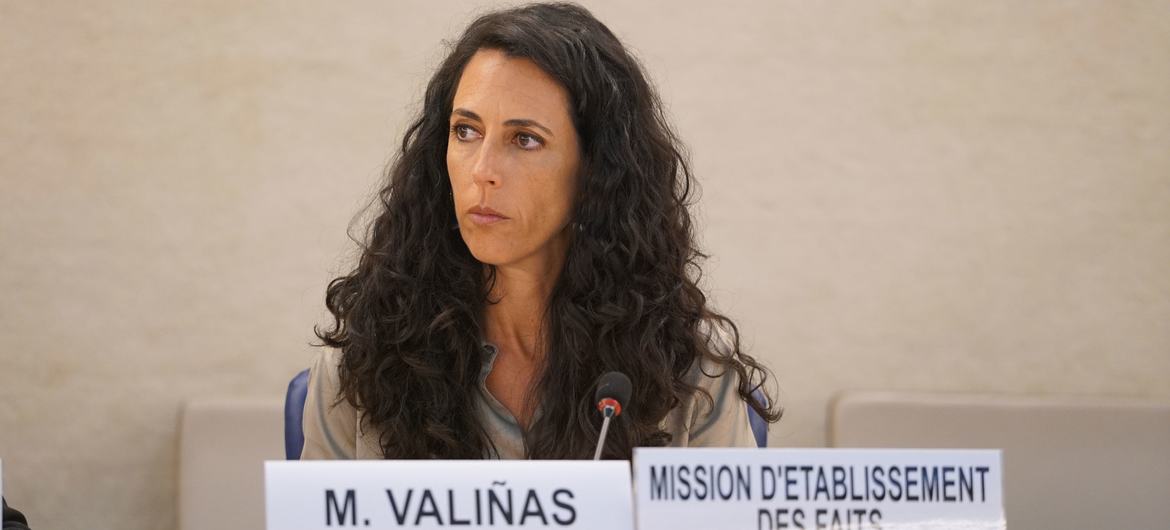 Marta Valiñas, Chair of the UN Independent International Fact-Finding Mission on the Bolivarian Republic of Venezuela. (file) Marta Valiñas, Chair of the UN Independent International Fact-Finding Mission on the Bolivarian Republic of Venezuela. (file)