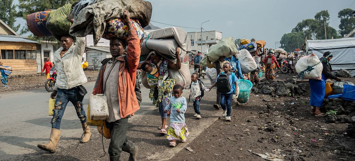 Watu wanaendelea kukimbia ghasia nchini Jamhuri ya Kidemokrasia ya Congo, DRC.