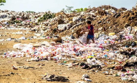 尼加拉瓜的一个垃圾场。