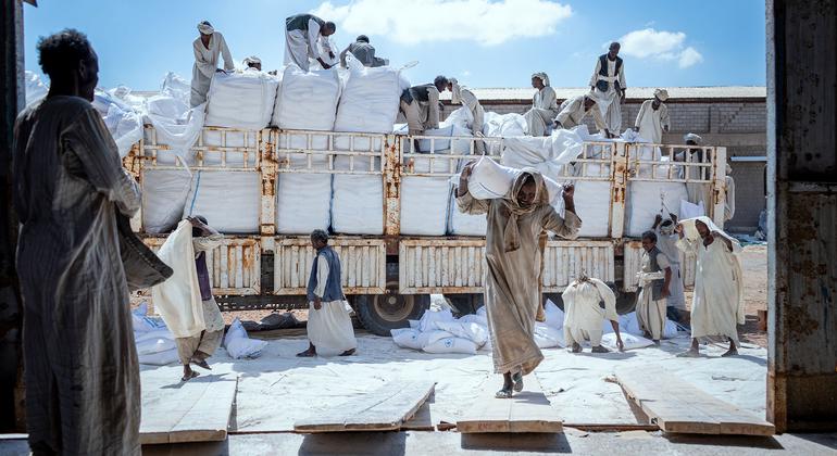 Экстренная продовольственная помощь из Украины была доставлена в Судан.