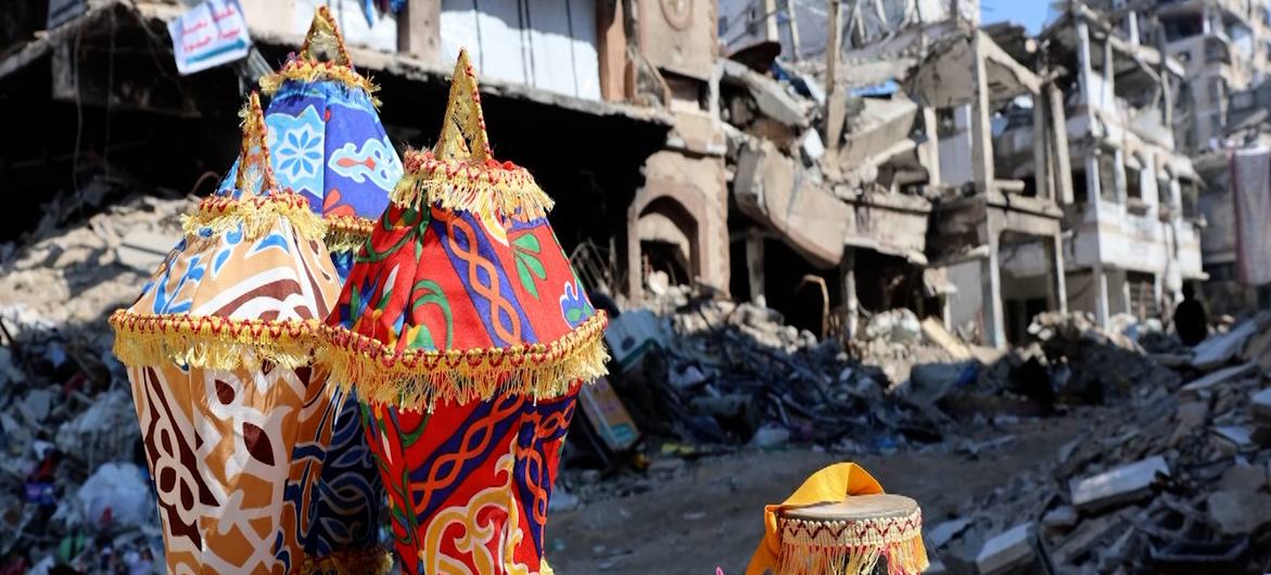 O líder da ONU saudou e endossou, fortemente, a iniciativa liderada pelos países árabes para alcançar o apoio para a reconstrução de Gaza