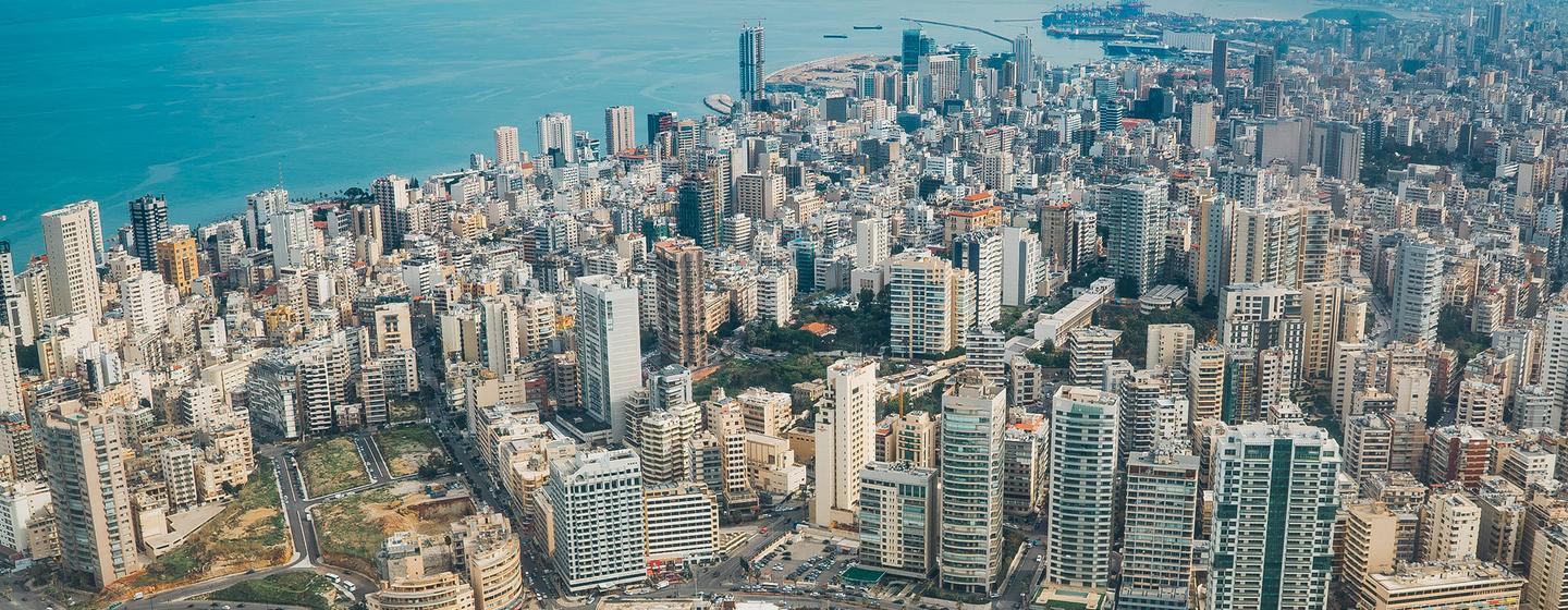 Beyrouth, la capitale du Liban.