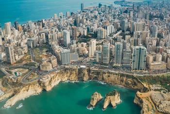 العاصمة اللبنانية، بيروت.