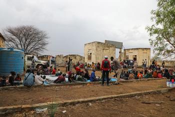 أنشأت مفوضية اللاجئين مركز عبور في الرنك بجنوب السودان للأشخاص الفارين من العنف في السودان.