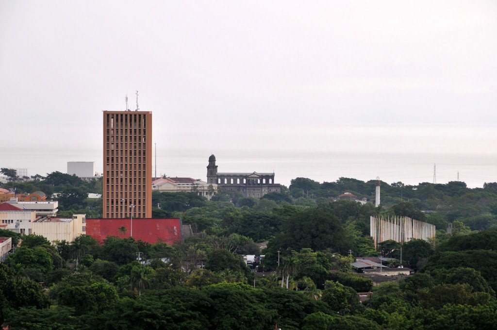 Vista de Managua, la capital de Nicaragua