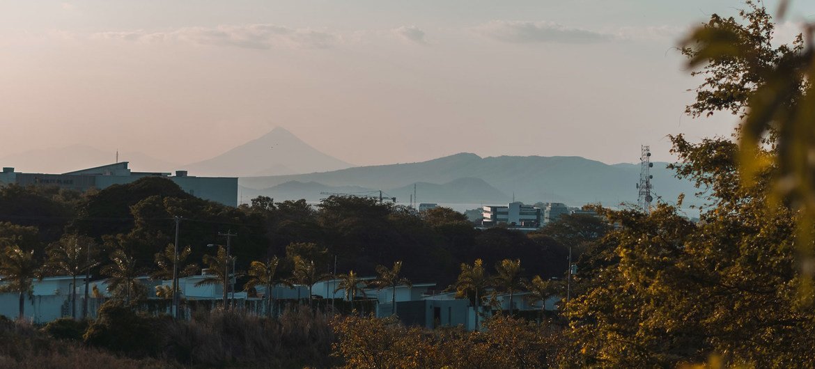 Vista de Managua, la capital de Nicaragua