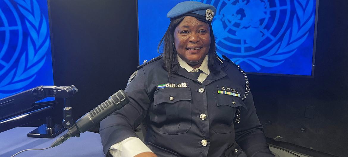 La Commissaire principale Zainab Gbla de la Sierra Leone.