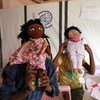 تتيح الألعاب والألعاب ومواد الرسم وغيرها من وسائل الترفيه للأطفال النازحين بسبب النزاع الاستمتاع بأيامهم في مركز للصحة العقلية تابع للمنظمة الدولية للهجرة في تيغراي ، إثيوبيا.